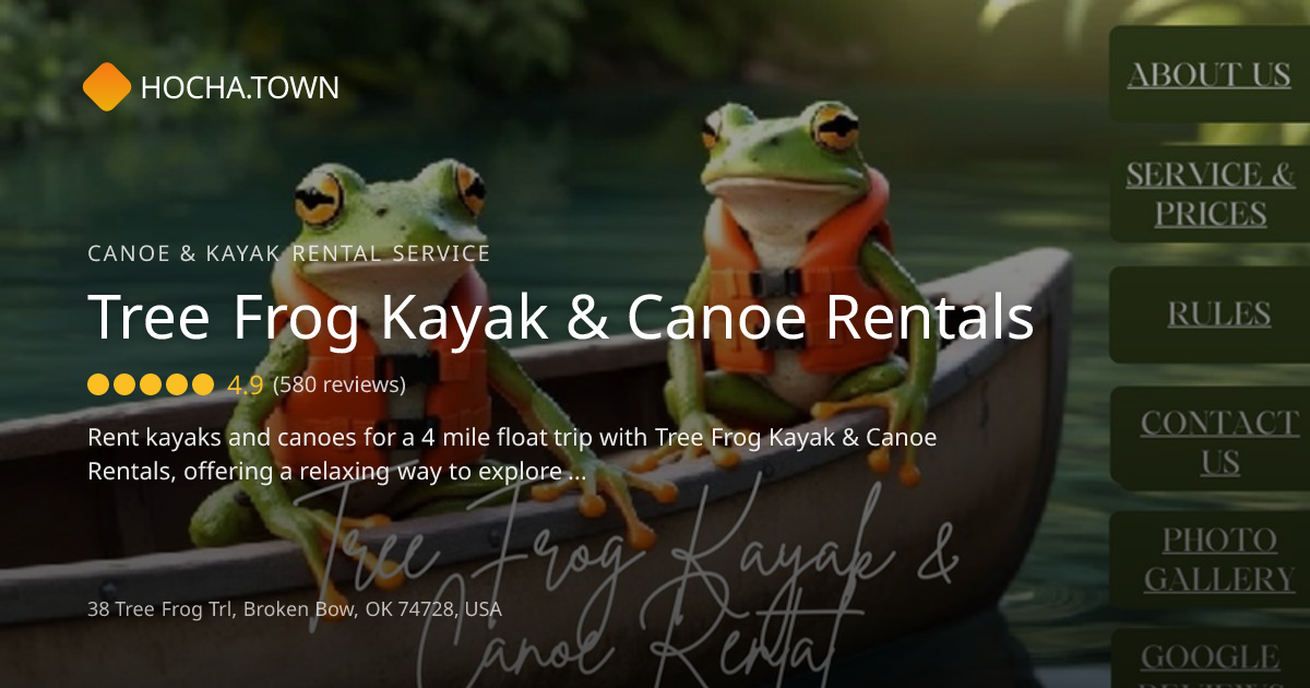 Tree Frog Kayak & Canoe Rentals - Canoe & kayak rental service in ...